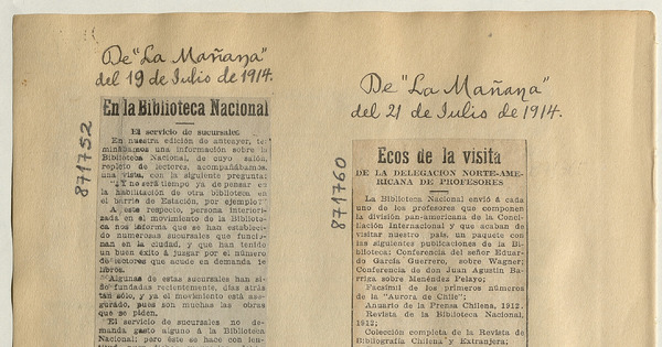 En la Biblioteca Nacional