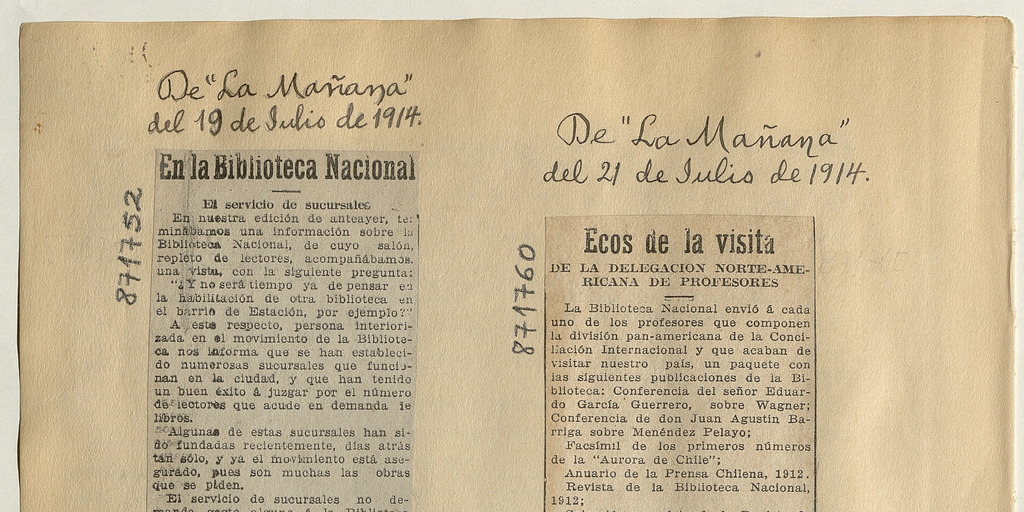 En la Biblioteca Nacional