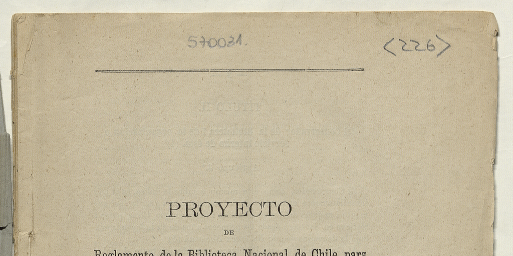 [Reglamento de la Biblioteca Nacional de Chile respecto a la recepción y funcionamiento de la Sala Barros Arana] [1929]