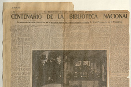 Centenario de la Biblioteca Nacional