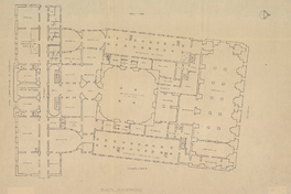 Biblioteca Nacional [material cartográfico]: plan de uso de los recintos. Planta subterráneo