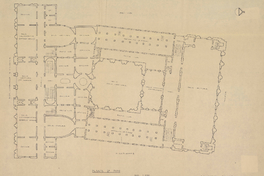Biblioteca Nacional [material cartográfico]: plan de uso de los recintos. Biblioteca Nacional [material cartográfico]: plan de uso de los recintos. Planta 2° piso