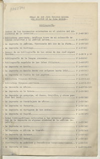 Catálogo de las obras de Don José Toribio Medina que existen en la Biblioteca Nacional de Chile Catálogo de las obras de Don José Toribio Medina que existen en la Biblioteca Nacional de Chile