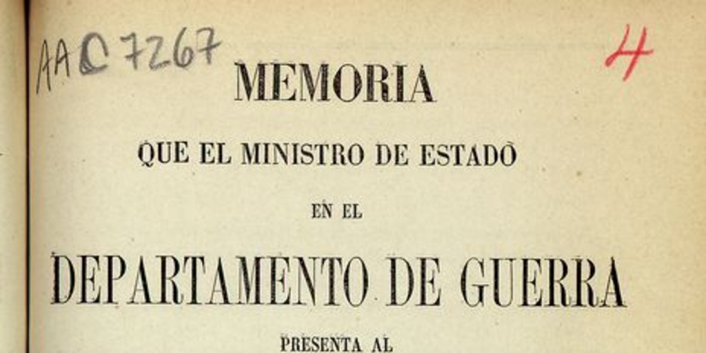 Chile. Ministerio de Guerra y Marina. Memoria que el Ministro de Estado en los Departamentos de Guerra y Marina presenta al Congreso Nacional. Santiago de Chile: Impr. Nacional, 1858. 53 p.