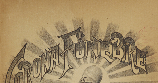 Portada de Corona fúnebre del doctor Adolfo Murillo 1838-1899
