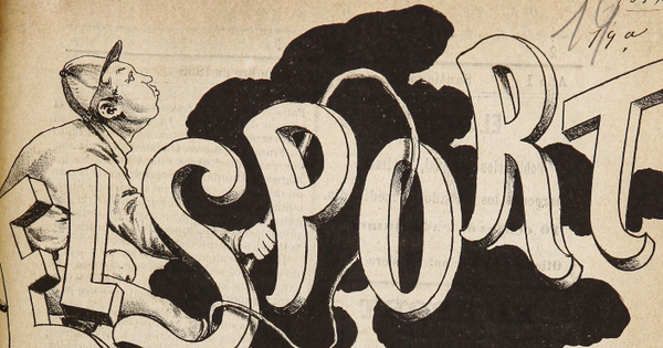 Portada de El Sport. Año I, número 1, 14 de septiembre de 1895