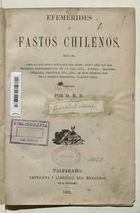 Efemérides o fastos chilenos