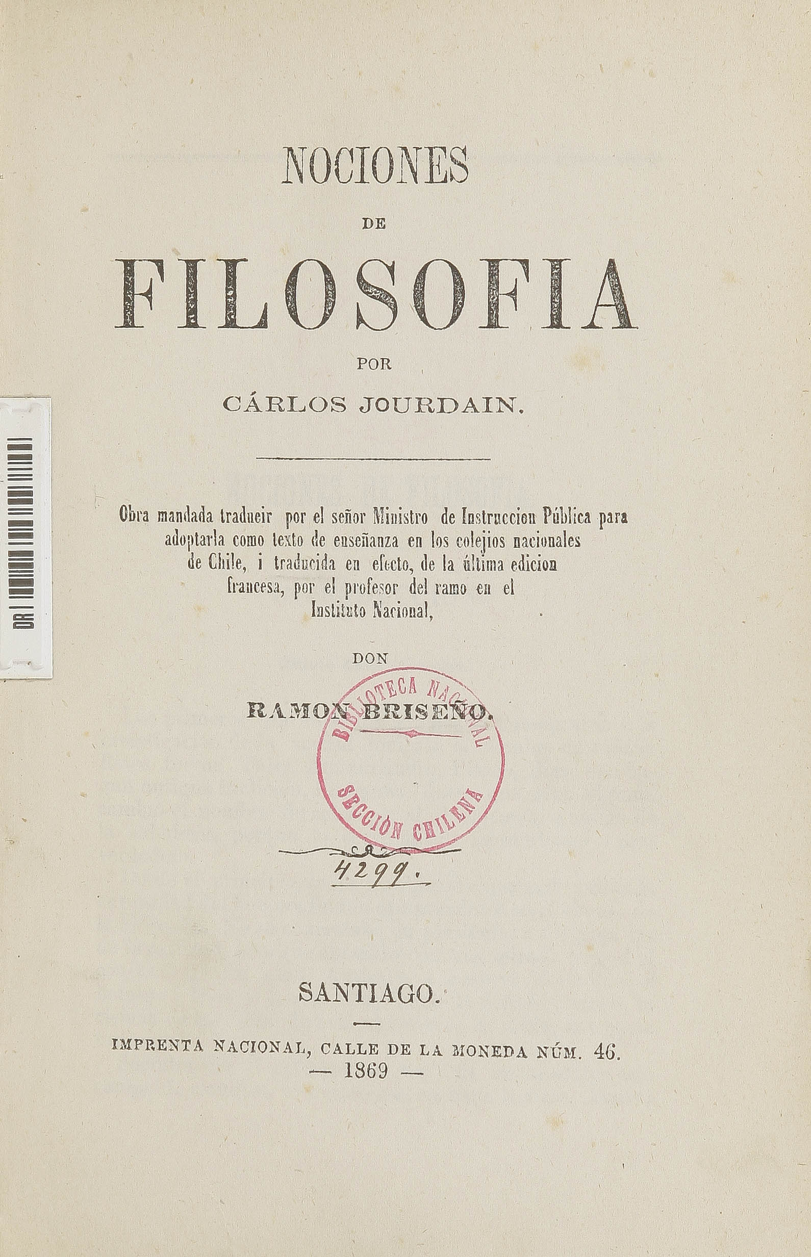 Nociones de filosofía