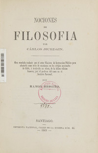 Nociones de filosofía