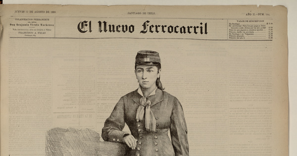 Las amazonas del Ejército de Chile. La cantinera del 3°, Irene Morales