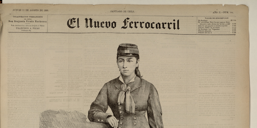 Las amazonas del Ejército de Chile. La cantinera del 3°, Irene Morales