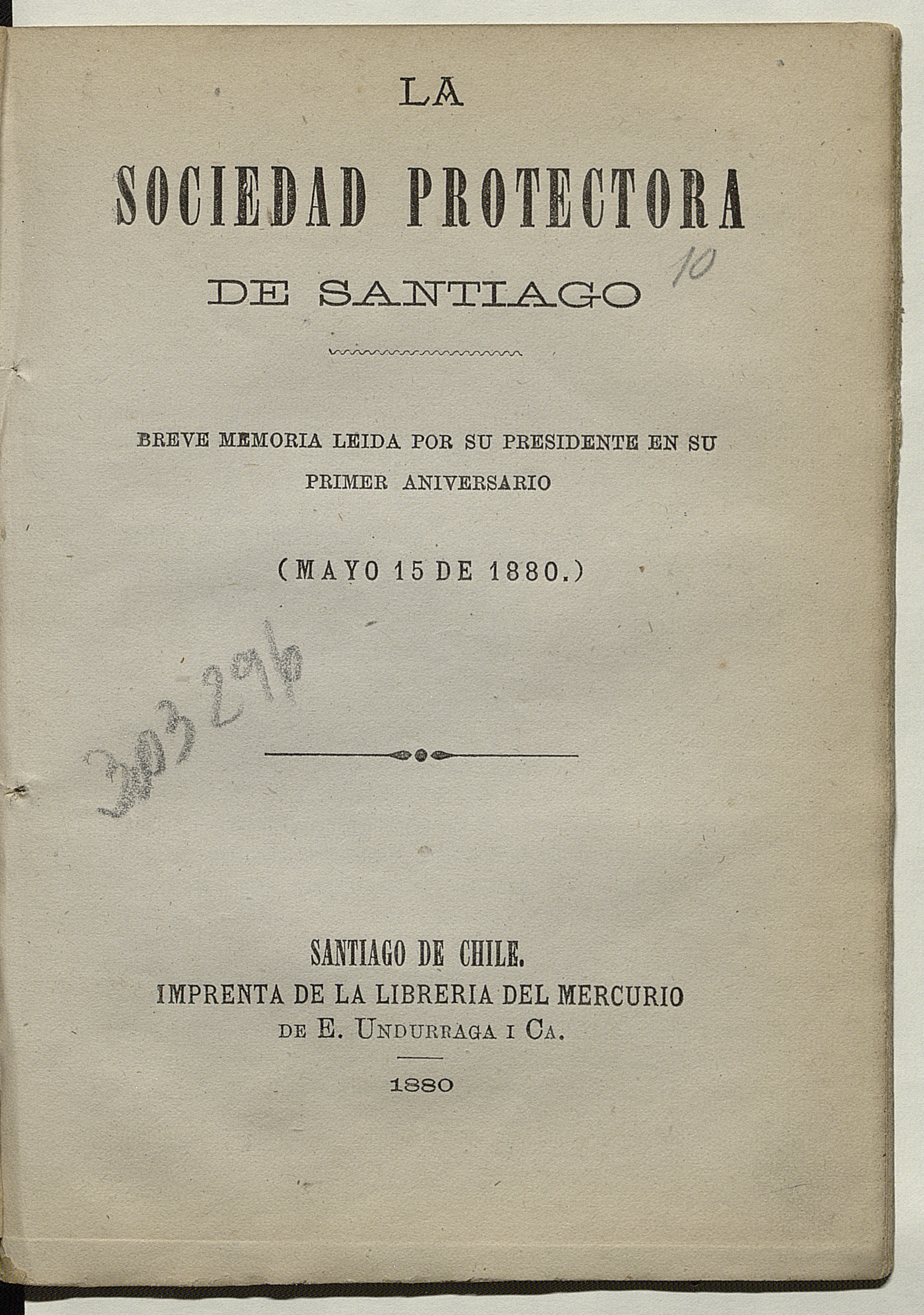 La Sociedad Protectora de Santiago