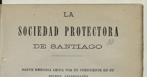 La Sociedad Protectora de Santiago