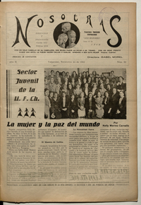 Memoria Anual de la U.F.CH. leída por su presidenta en la Asamblea del 27 de octubre de 1932