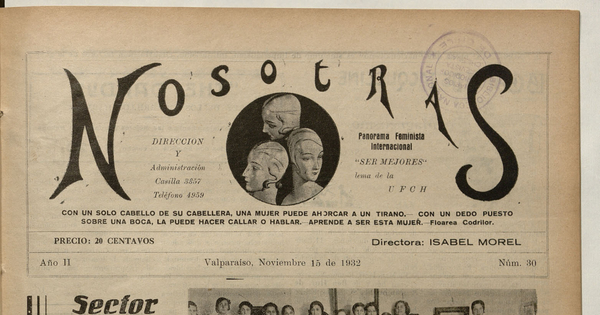 Memoria Anual de la U.F.CH. leída por su presidenta en la Asamblea del 27 de octubre de 1932