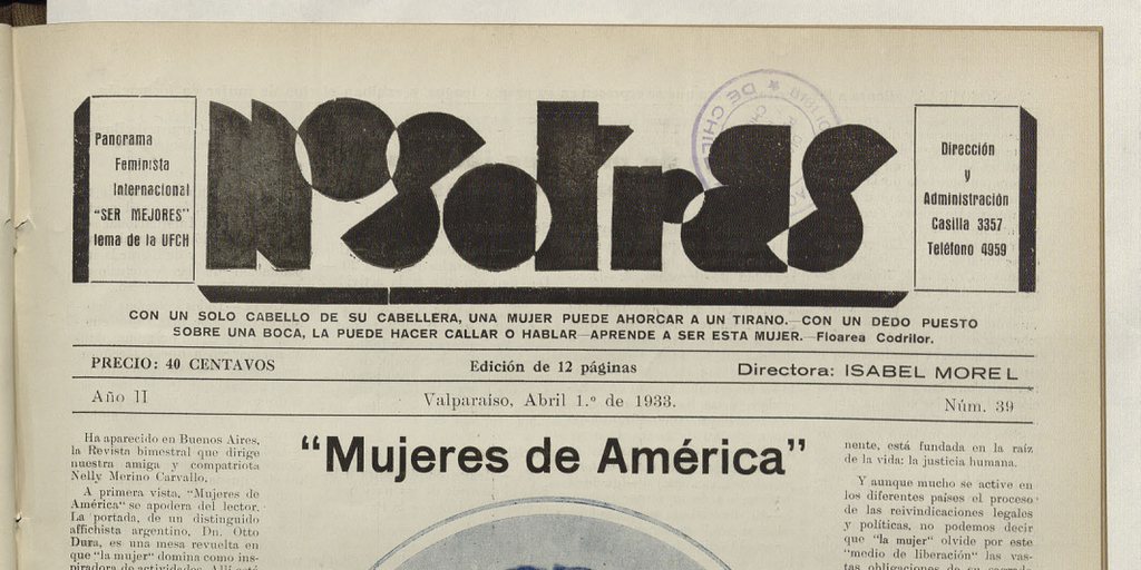 “Mujeres de América”