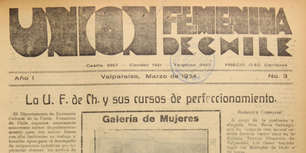 Reglamento de los sectores de la U.F. de Ch.