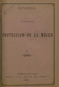Estatutos de la Sociedad Protección de la Mujer