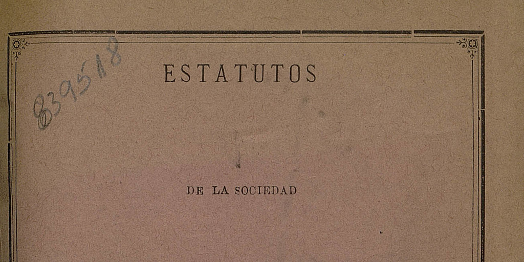 Estatutos de la Sociedad Protección de la Mujer
