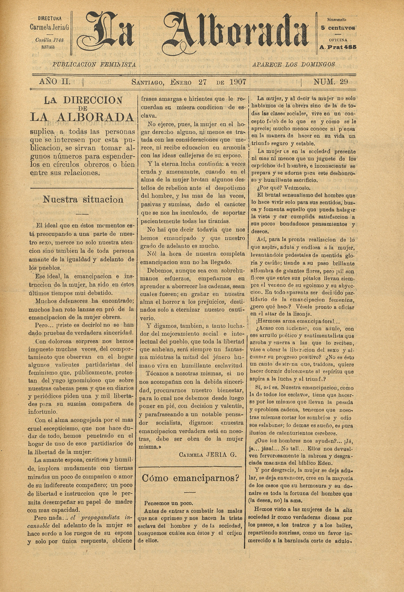 ¿Cómo emanciparnos?