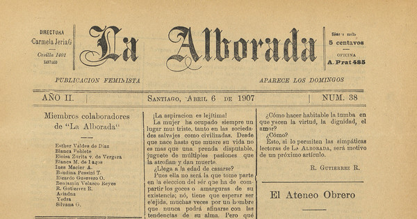La mujer y su emancipación