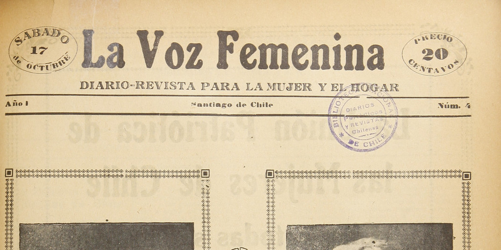 La importante asamblea que celebró la Unión Patriótica de las Mujeres de Chile en Chillán