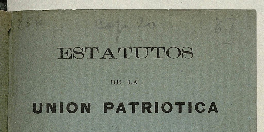 Estatutos de la Unión Patriótica de las Mujeres de Chile