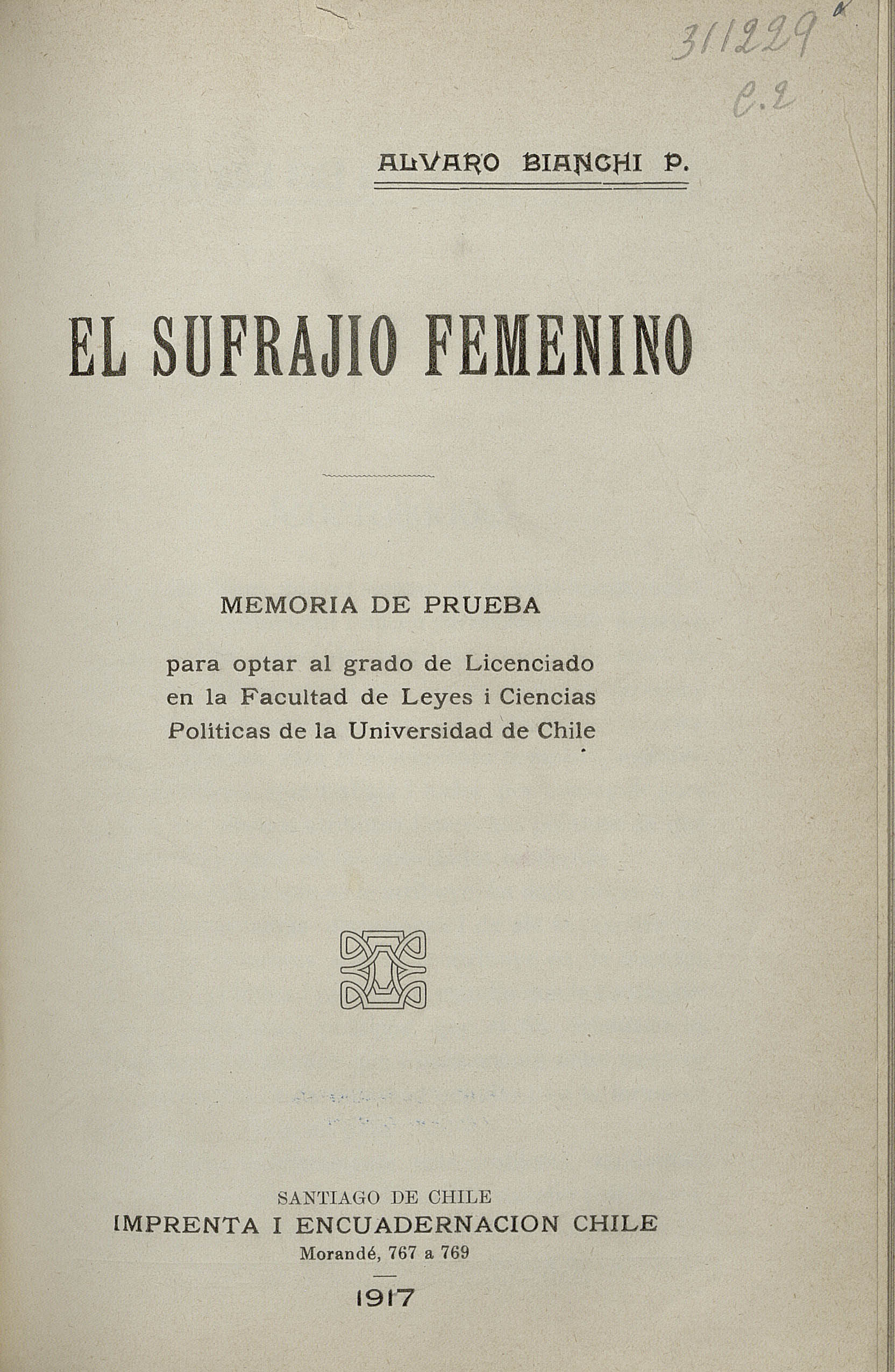 El sufrajio femenino