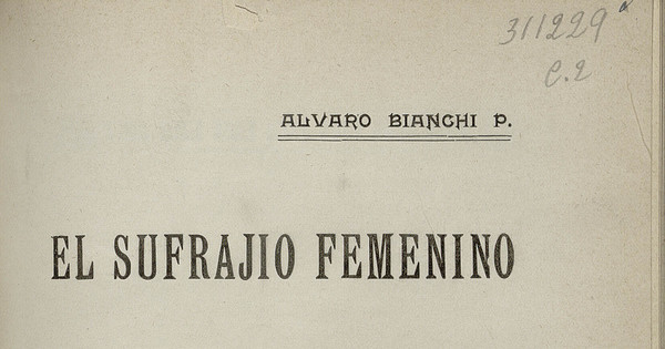 El sufrajio femenino