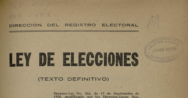 Ley de Elecciones