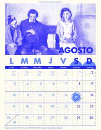 Agosto 2026 - calendario Memoria Chilena