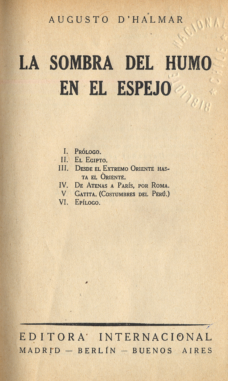 La sombra del humo en el espejo