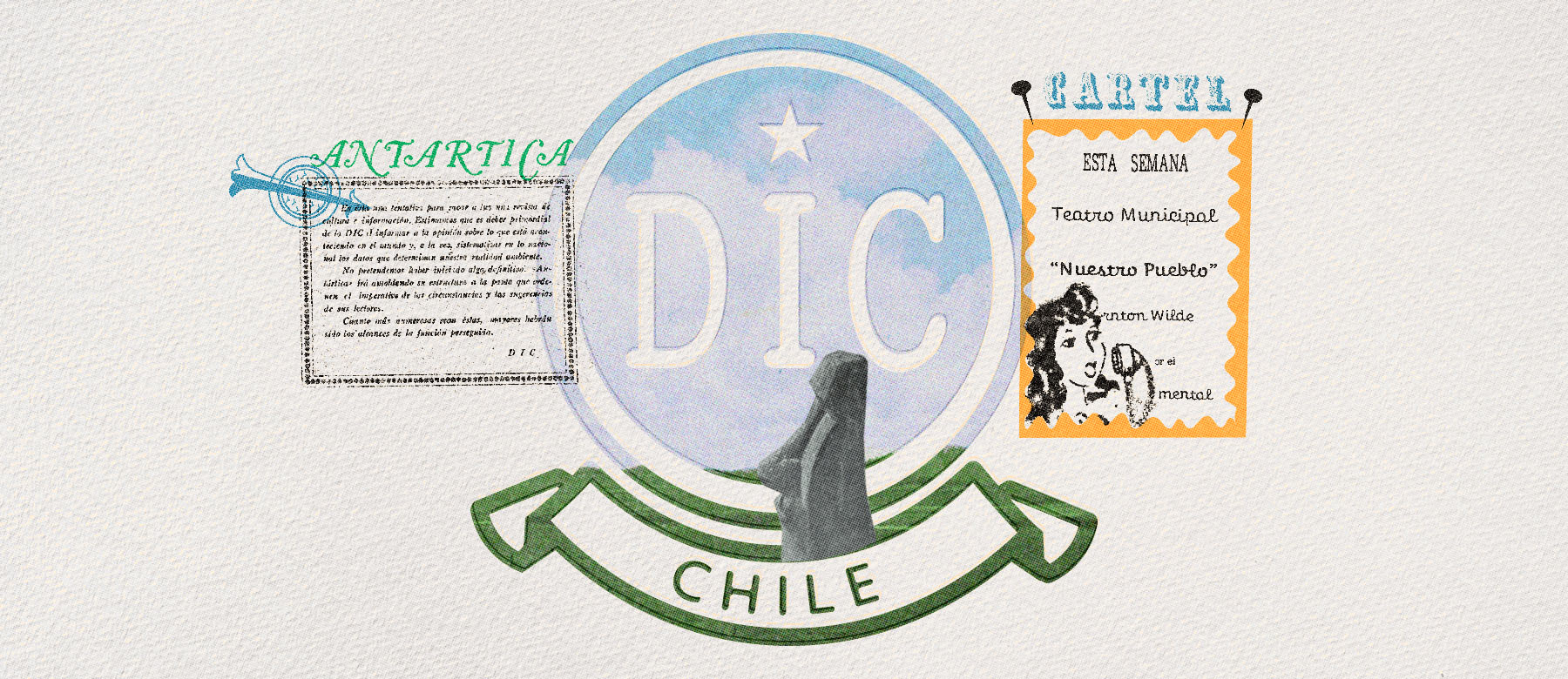 Composición gráfica para el minisitio sobre la Dirección General de Informaciones y Cultura Composición gráfica para el minisitio sobre la Dirección General de Informaciones y Cultura