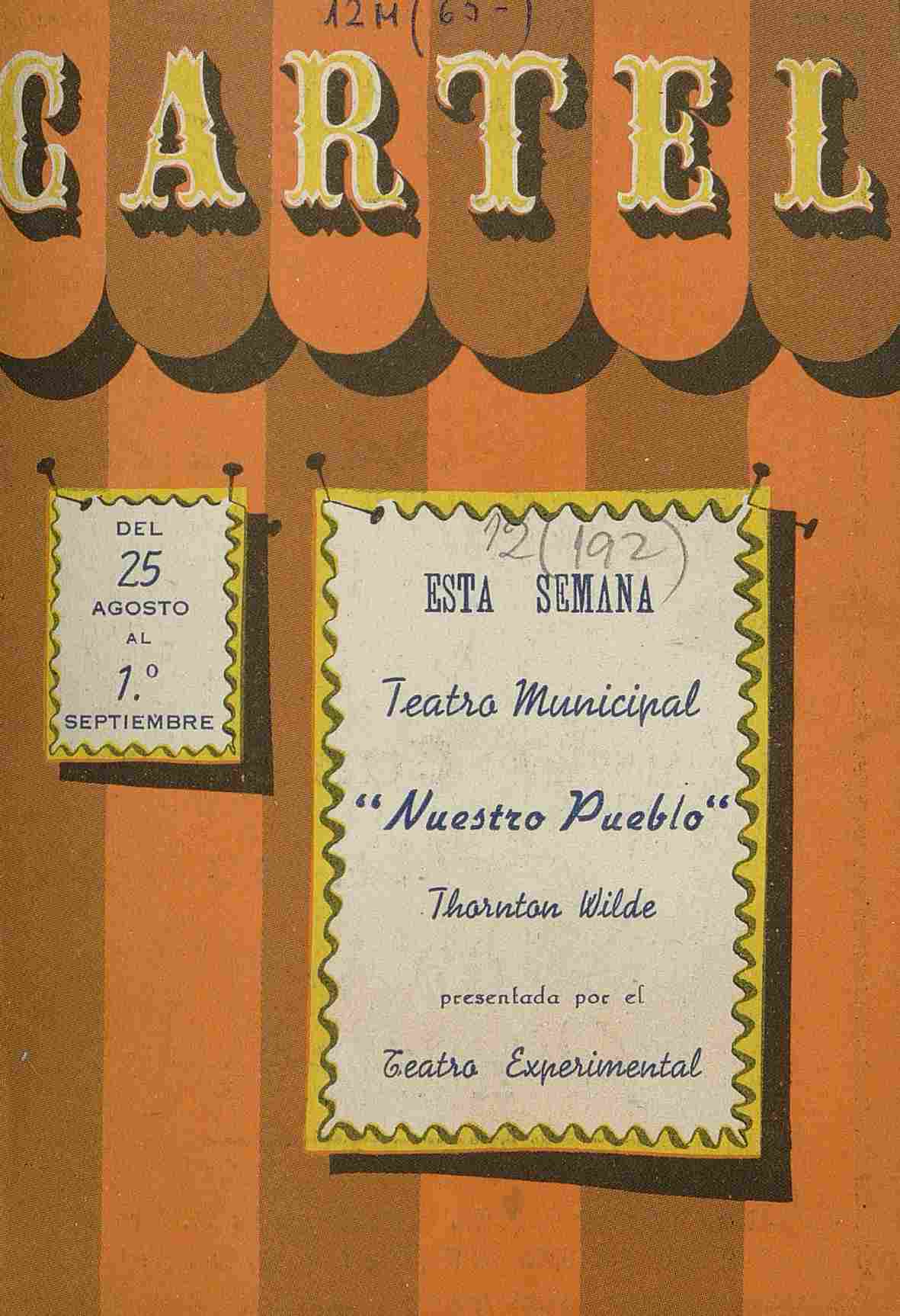 Cartel Número 3, 25 de agosto de 1945 Cartel Número 3, 25 de agosto de 1945
