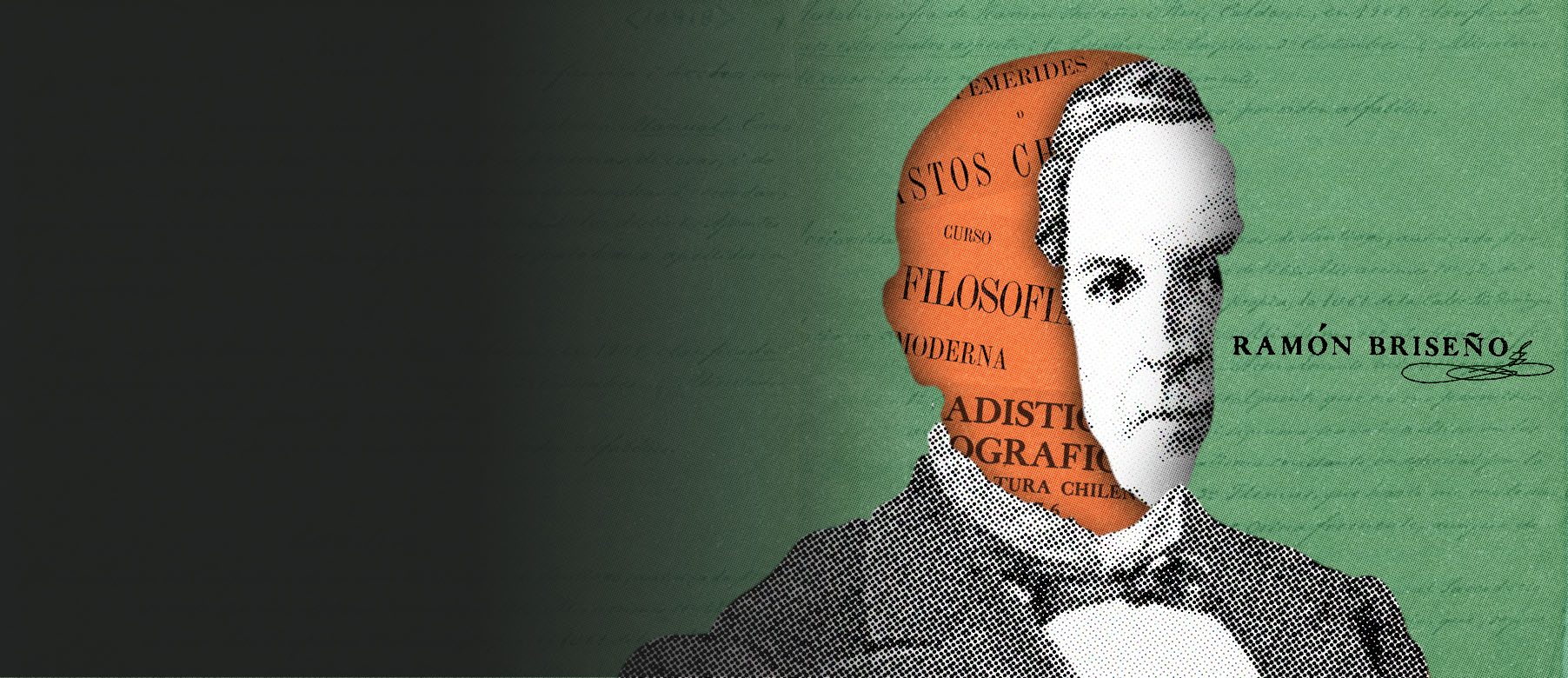Composición gráfica para el minisitio sobre Ramón Briseño