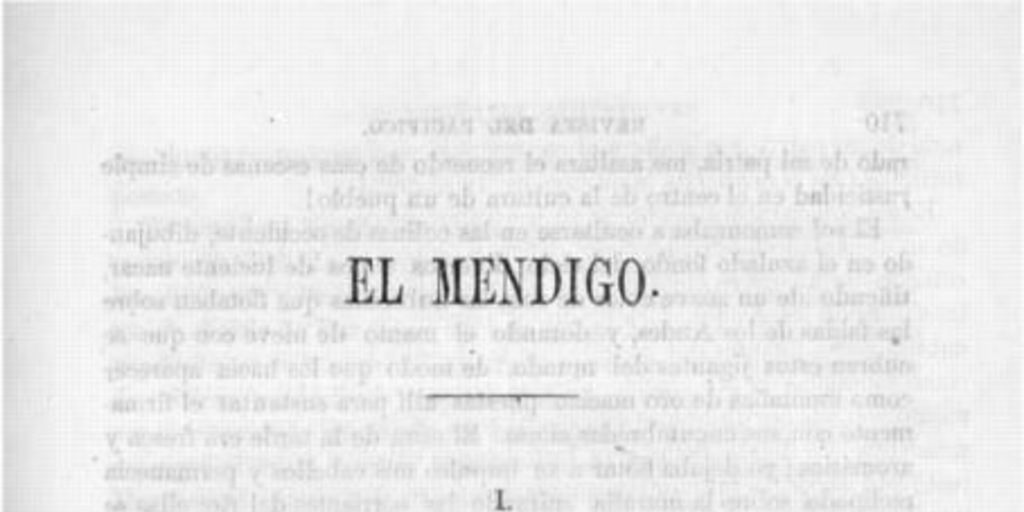 El mendigo