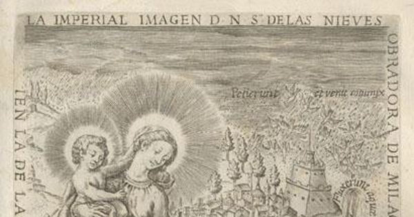 La Imperial : Imagen D. N. S. de Las Nieves obradora de milagros en la tierra i en el mar