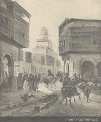 Escena popular en Lima, siglo XIX