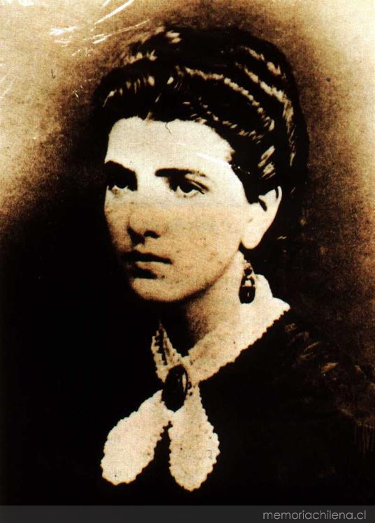 Carmela Carvajal, esposa de Arturo Prat