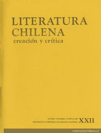 Literatura chilena, creación y crítica