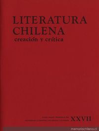 Literatura chilena, creación y crítica