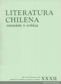 Literatura chilena, creación y crítica