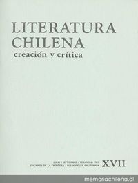 Literatura chilena, creación y crítica