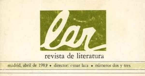 Lar : revista de literatura