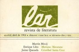 Lar : revista de literatura