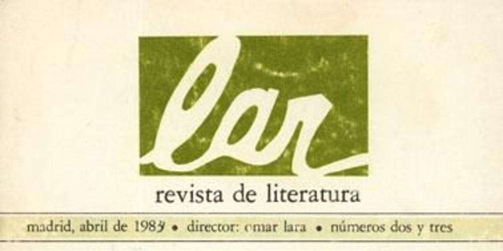 Lar : revista de literatura