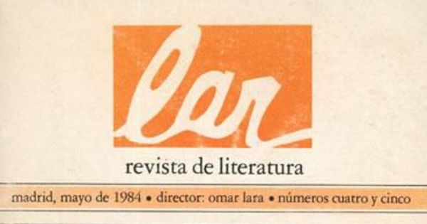 Lar : revista de literatura