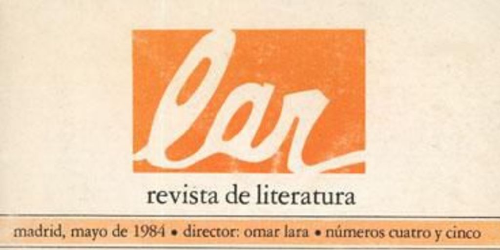 Lar : revista de literatura