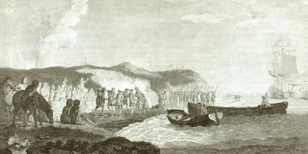 Entrevista del comodoro Byron con los Patagones, 1774