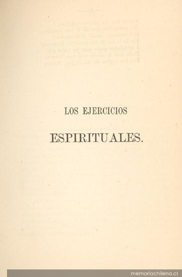 Ejercicios espirituales